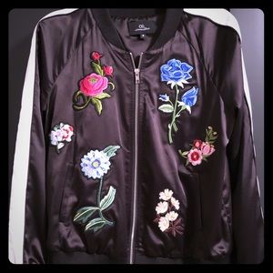 Embroidered Bomber Jacket